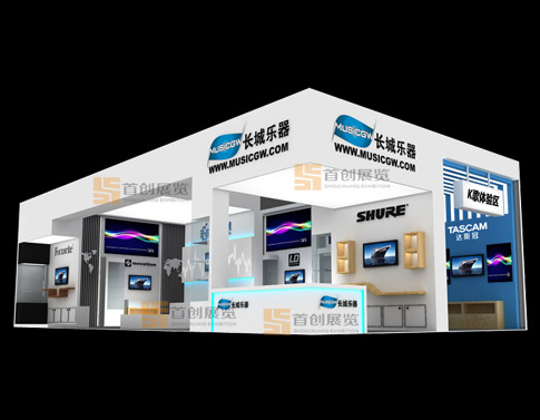 長城樂器  展會裝修設(shè)計